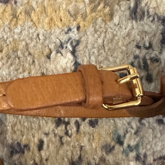 Tory Burch Phoebe leather sandal camel tan brown, size 12 - Picture 12 of 13